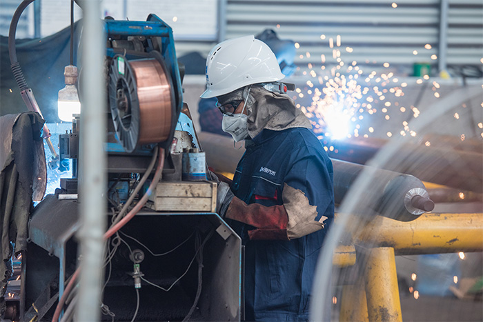 瑞金网架焊接车间